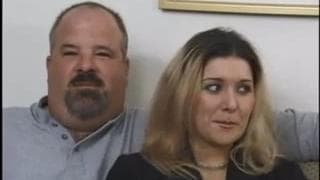 Una troia scopa davanti a suo marito