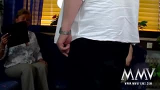 Petra Wegat insieme a due caldi amici