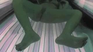 Troietta che si trova ion un solarium!