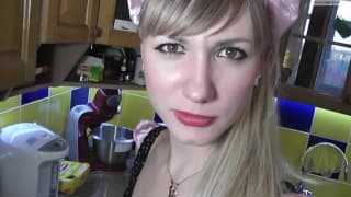 Tanta sodomia per questa biondina Pompino, Anale, Sborrata Facciale