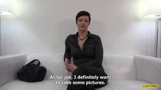 Aneta è pronta a godere al suo casting