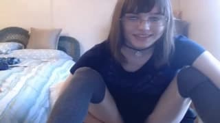 Una bellissima giovane trans in webcam Una bellissima giovane trans in webcam