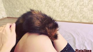 La splendida Natalissa e il suo plug anale