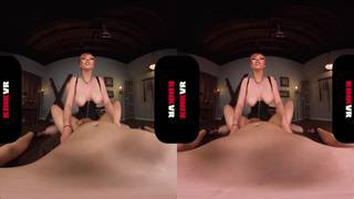 Le tettone di Lauren ballano mentre lo cavalca in questo POV