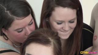 Tre amiche molto birichine faranno uno scherzo ad una ragazza.