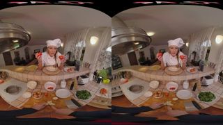 Eveline Dellai sarà la migliore master chef del sesso in un porno VR
